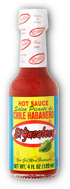 El Yucateco Salsa Picante de Chile Habañero Red Hot bottle