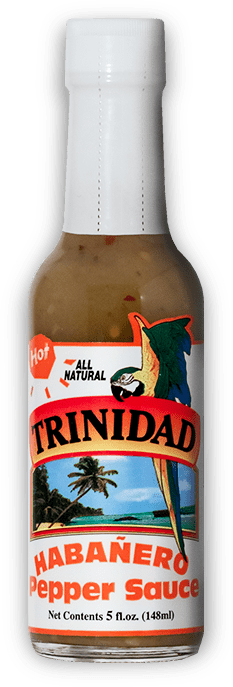 Trinidad Hot Habañero Pepper Sauce bottle