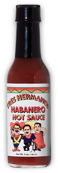 Tres Hermanos Habañero Hot Sauce bottle