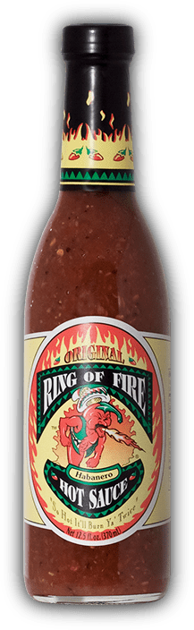 Ring of Fire Original Habañero Hot Sauce bottle