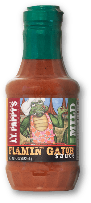 J.T. Pappy’s Gator Grenade Sauce bottle