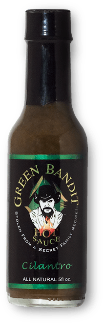 Green Bandit Cilantro Habañero Hot Sauce bottle