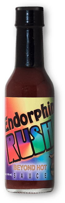 Endorphin Rush Beyond Hot Sauce bottle