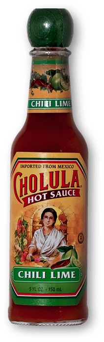 Cholula Chili Lime Hot Sauce bottle