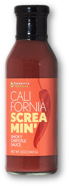 California Screamin’ Hot Sauce bottle