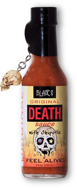 Blair’s Heat Chipotle Slam Hot Sauce bottle