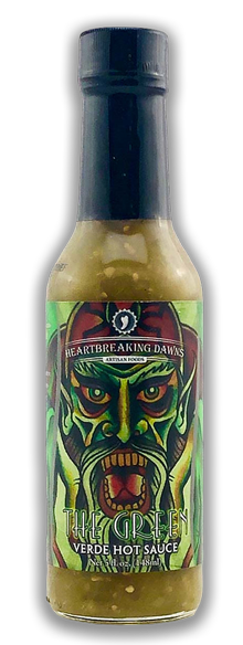 Heartbreaking Dawns Verde Hot Sauce bottle