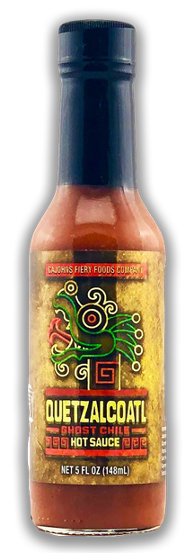 Quetzalcoatl Ghost Pepper Taco Sauce bottle