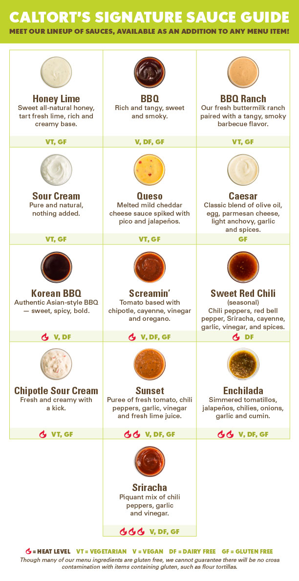 California Tortilla Signature Sauces
